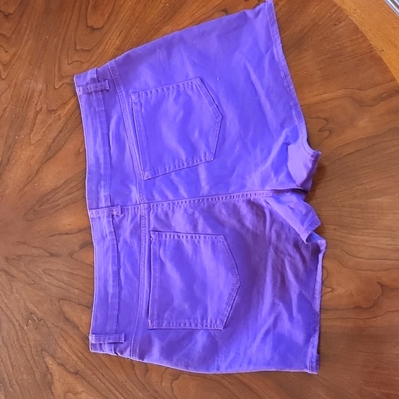 Purple Jean Shorts - Picture 7 of 8